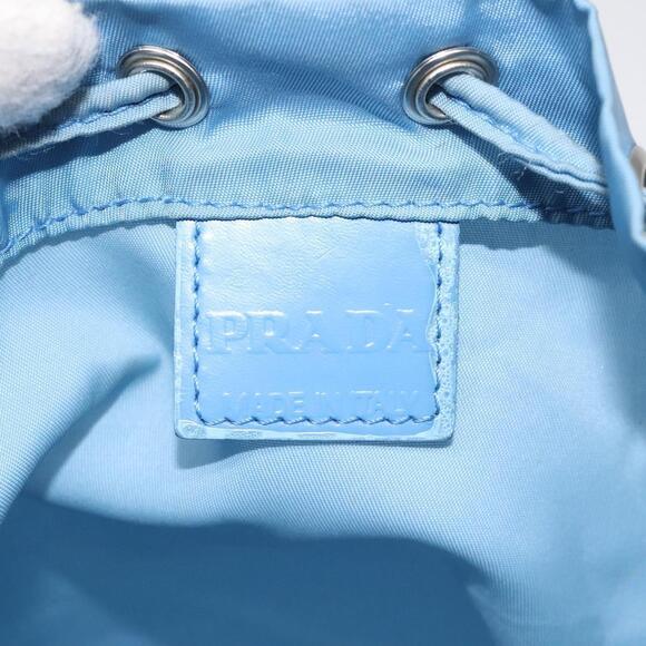 PRADA Pouch Nylon Light Blue Auth 114654 - Picture 10 of 16